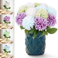 1/4/8/20pcs Artificial Chrysanthemums Ball Fake Flowers Plant Home Outdoor Decor