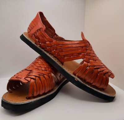 Mens Chevron Sandals Mexican Huaraches - Pachuco Size 10 | Huaraches de Piel