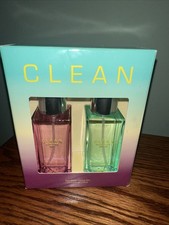Clean EDP Body Splash Layering Duo - Warm Cotton Breeze Sunkissed Skin 2.5 Each