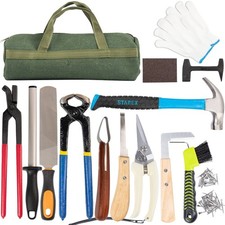 capuca Farrier Tools Horse Hoof Trimmers 64PCS Goat Hoof Trimmers Kit 8 Inch...
