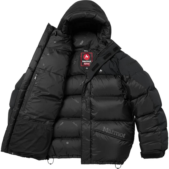Supreme Marmot 800-Fill Down Parka Black | eBay