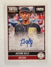 JAITOINE KELLY 2026 Onyx Vintage ON-CARD AUTO #'d 98/880 Diamondbacks