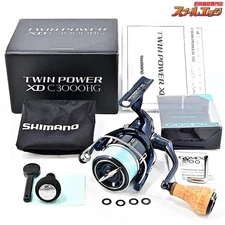 SHIMANO 21 TWIN POWER XD C3000HG GOMEXUS 28mm Cork Knob spinning reel #167