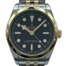 Tudor Black Bay 36 S&G 79643 Black 18K Gold Stainless Steel Men's Wristwatches