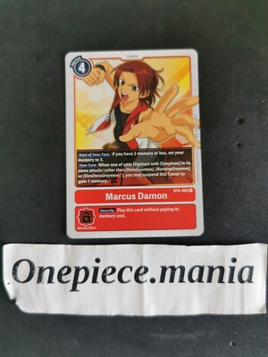 Digimon Card Game - Marcus Damon - BT4-092 - R
