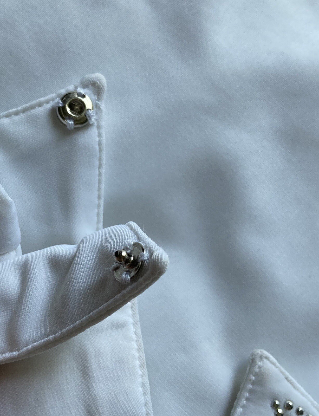 Royal Highness Equestrian Zip Up Show Shirt With Rhinestones Sz MED - Set Of 2