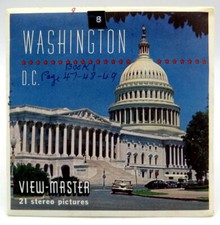 View-Master A790, Washington DC, 3 Reel Set