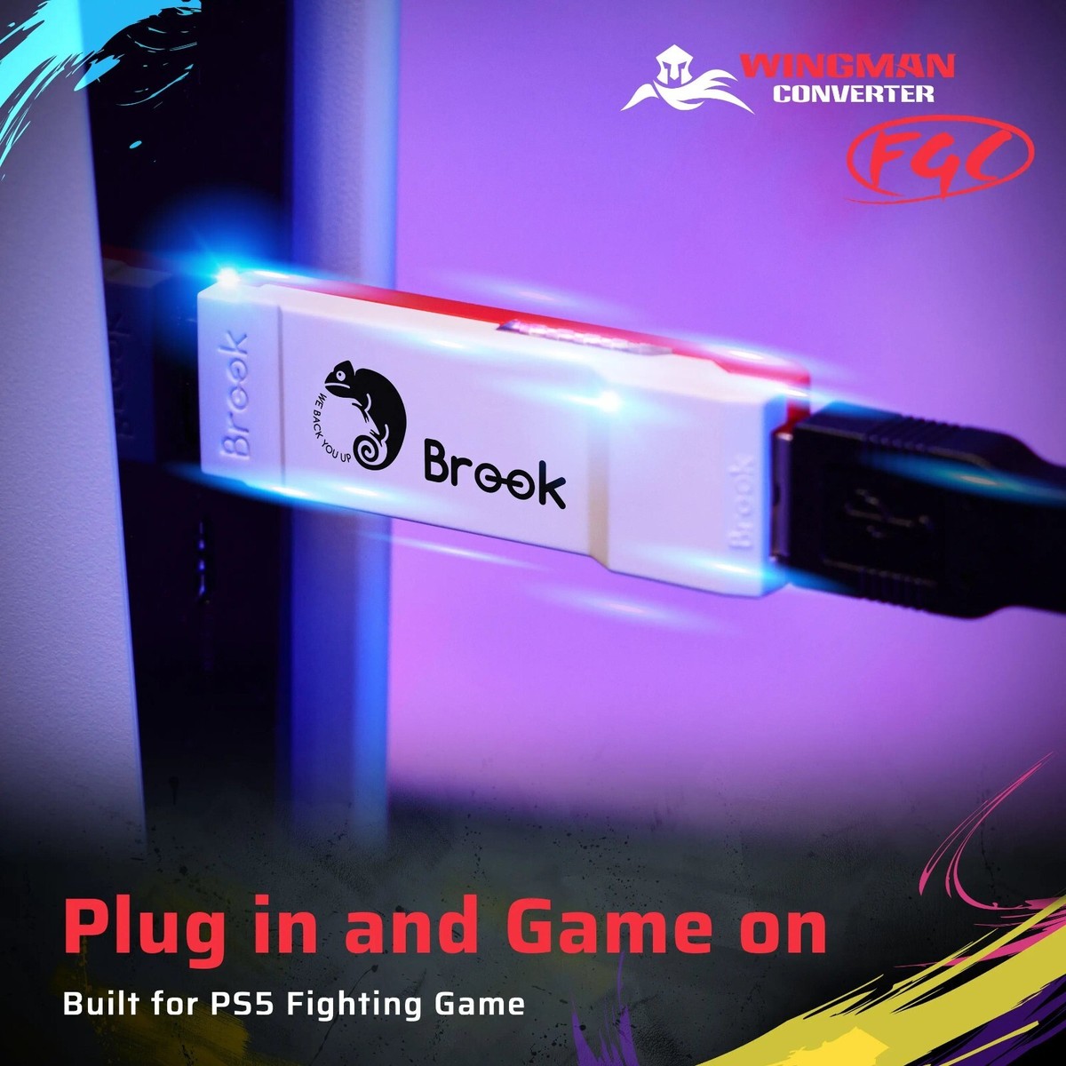 Brook Wingman FGC converter - Wired fightstick Converter