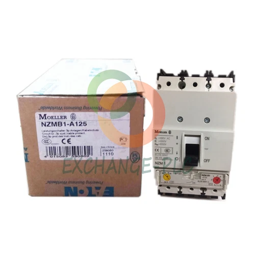 New 1pcs EATON MOELLER Molded Case Circuit Breaker NZMB1-A125