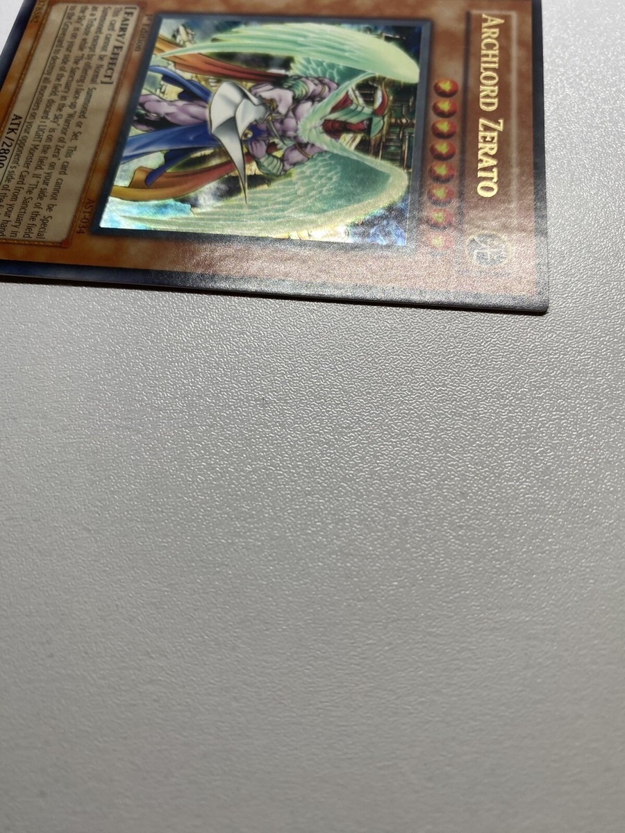 Yugioh Archlord Zerato 1st Edition Ultra Rare AST-034 MP | eBay Yugioh Archlord Zerato 1st Edition Ultra Rare AST-034 MP | eBay