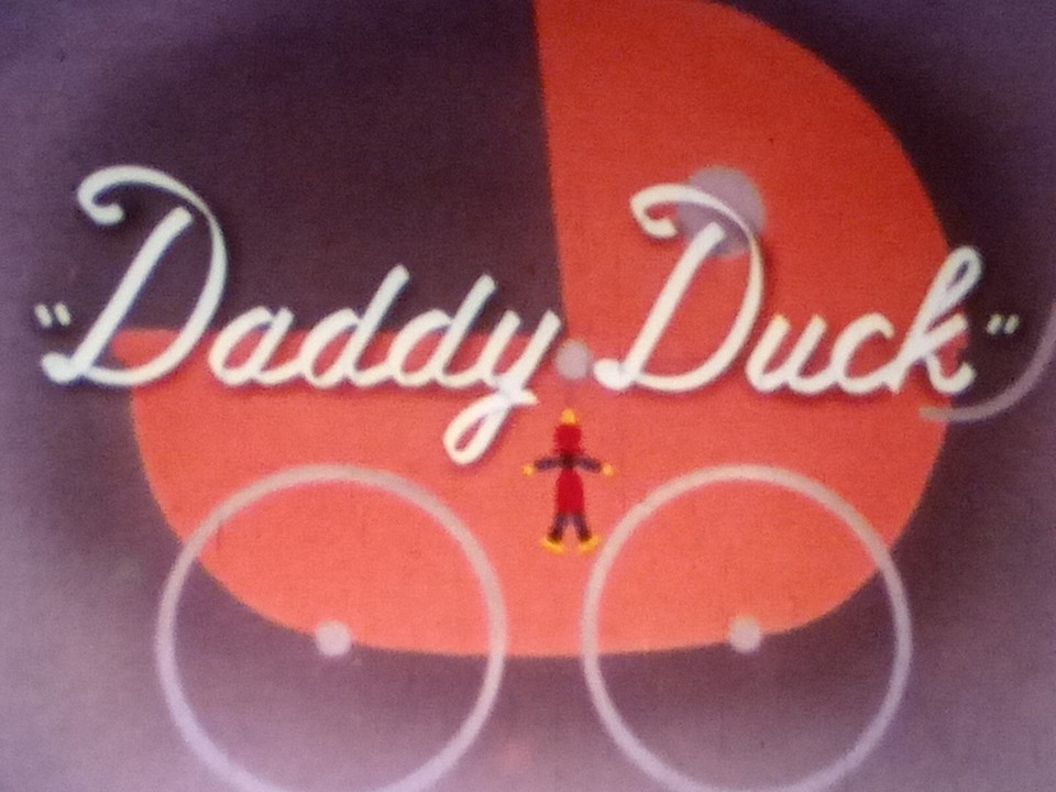 Donald Duck Daddy Duck, Bluetrack Technicolor, 1948, 16mm, 400ft Reel