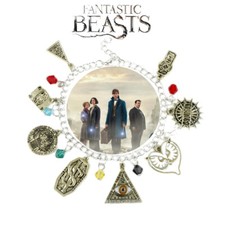 Fantastic Beasts Charm Bracelet Movie Book Series Jewelry Multi Charms