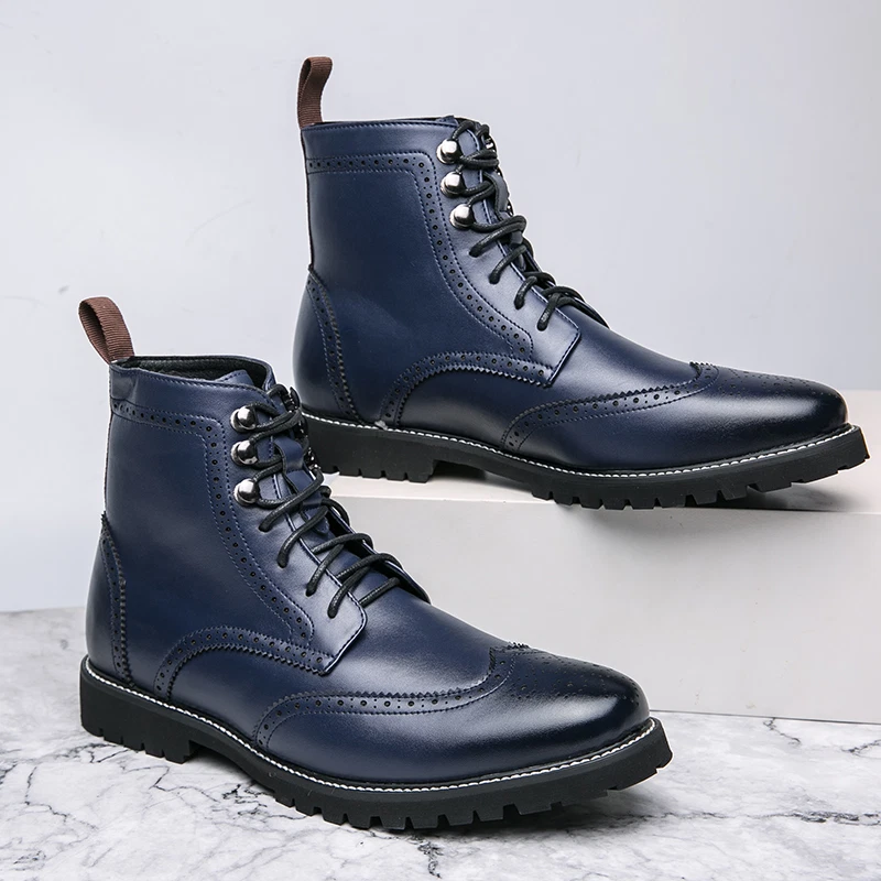 Casual brogue boots cheap