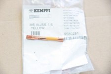 NEUF : Contact Tube KEMPPI 9580281 M6 AL/SS 1.6mm Jaune
