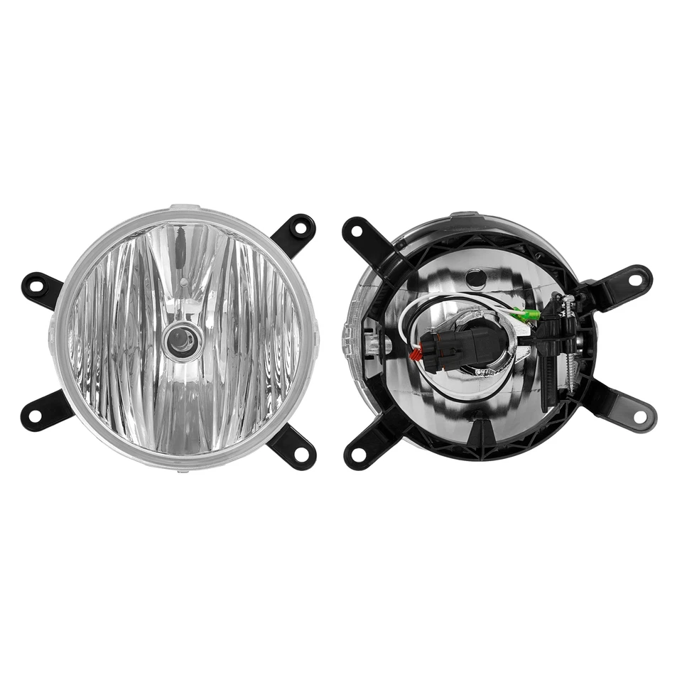 Pair Clear Fog Lights For Ford Mustang GT 2005-2009 W/Bulbs Driver & Passenger - Image 2 of 4