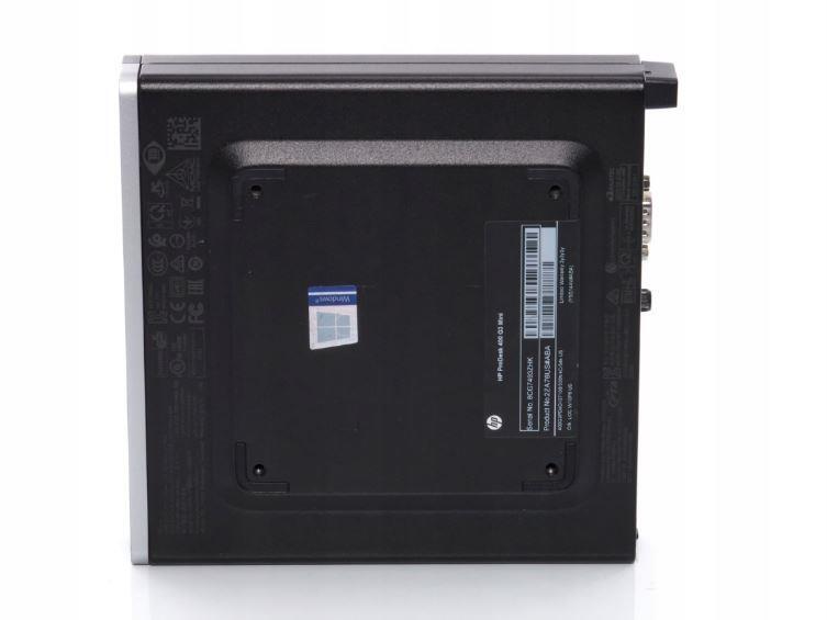 HP Prodesk 400 G3 Mini PC Core i3-6100T 3.20 GHz 8GB DDR4 256SSD