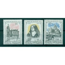 Vatican 1973 - Y & T  n. 555/57 - Sainte Thérèse de Lisieux (Michel n. 618/20)