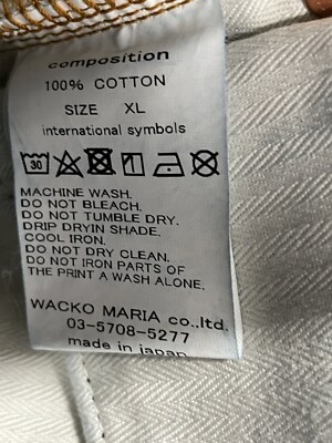 WACKO MARIA GUILTY PARTIES PARADISE TOKYO MADE IN JAPAN Navy Denim