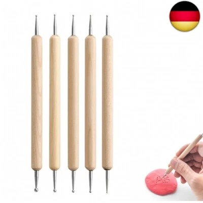 YOEZUO 5 Stücke Dotting Pen Nail Art Dotting Tools Nagelpunkt-Stift Marbleizing