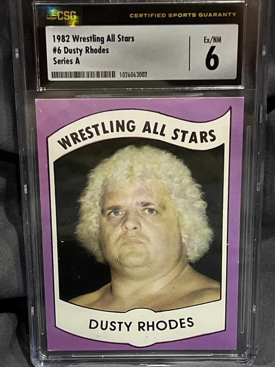 1982 Wrestling All Stars DUSTY RHODES #6 CSG 6 WWE WWF WCW RC