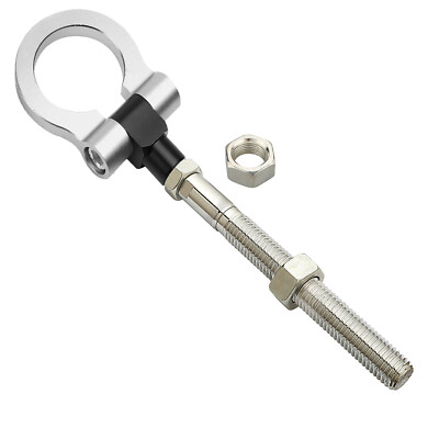 Silver Folding Ring Bumper Tow Hook for Toyota Highlander Kluger ,Lexus Series