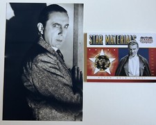 Bela Lugosi DRACULA FRANKENSTEIN WOLFMAN Star Materials Worn Memorabilia Card