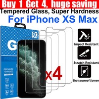 Tempered Glass Screen Protector For iPhone 17 16 15 14 13 12 11 Pro Max Plus XR
