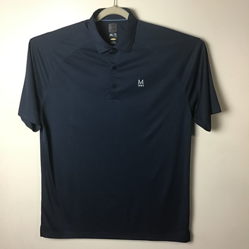 Greg Norman blue short sleeve golf polo shirt. Merchantville. XL eBay