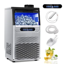 90lbs Commercial Ice Machine Bar Restaurant Home Ice Maker Cube Maker New