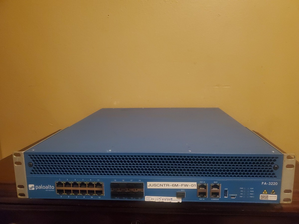 PA-3220 PALO ALTO PA3220 Enterprise Firewall Device with No Hard