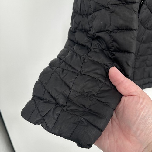 Ben Sherman Puffer Jacket Mens Size Medium Black Full Zip Coat Classic Pockets - Picture 2 of 6