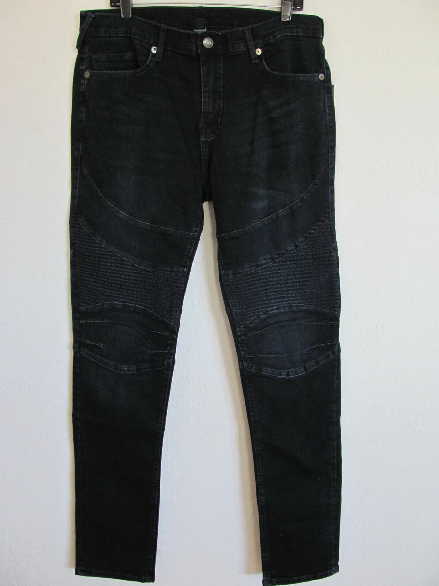 Black true religion store biker jeans