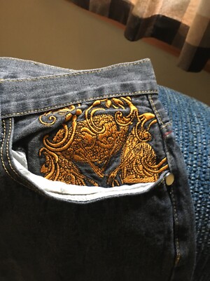 Men's Vintage COOGI Blue Medusa Baggy Jeans Size W42 L34 Men's Vintage COOGI Blue Medusa Baggy Jeans Size W42 L34