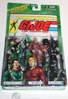 SEALED 2004 Gi Joe 3 Figure & Comic #4 Set Snake Eyes Grunt Zap MISP MOC NIP
