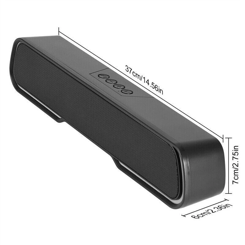 Paquete de 2 barras de sonido envolvente sistema de 4 altavoces subwoofer inalámbrico TV cine en casa Foto 2 de 4