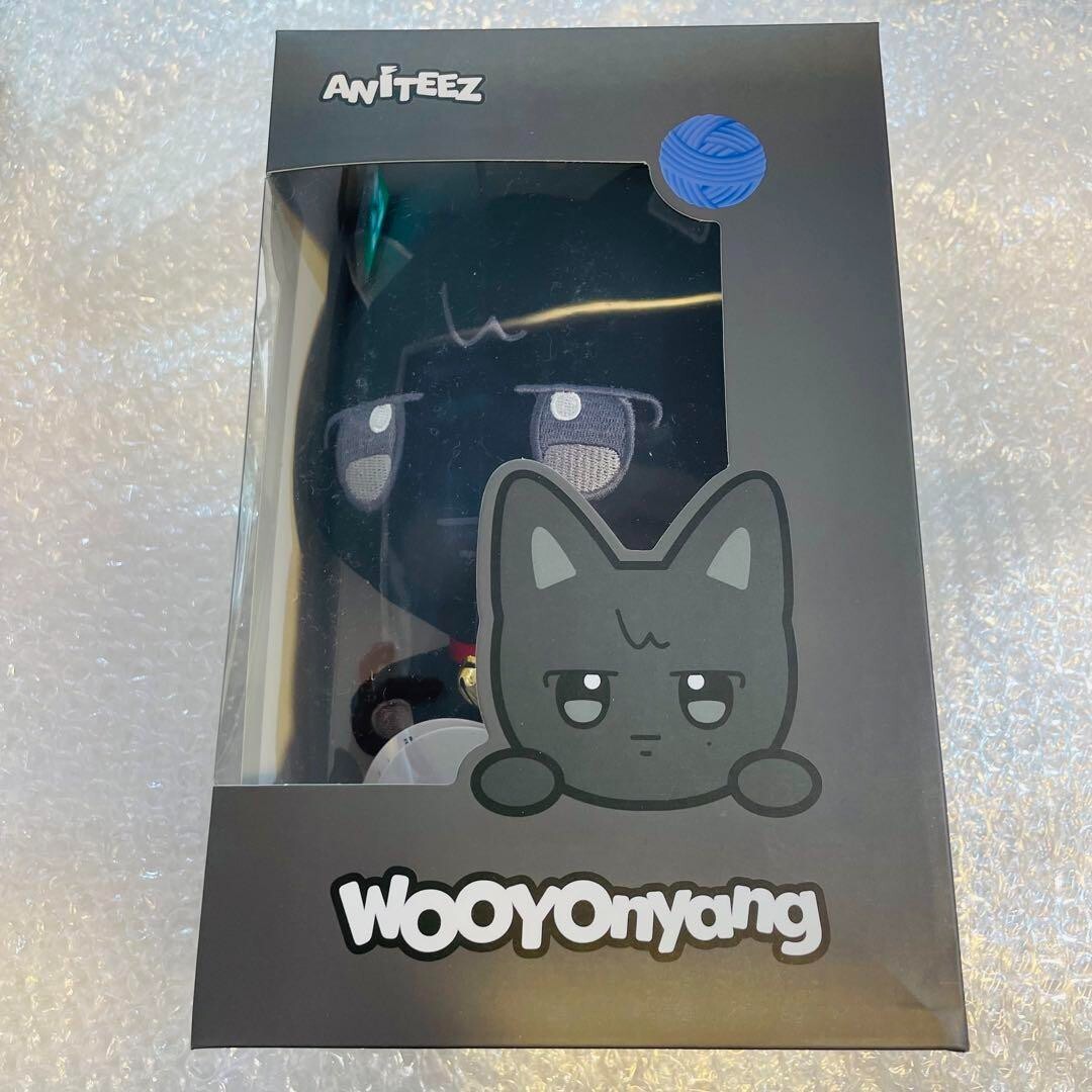 ATEEZ WOOYOnyang ぬいぐるみ フォトカード付き ATEEZ Wooyoung ANITEEZ Pop Up in Illusion WOOYOnyang Plush