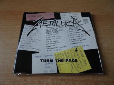 Maxi CD Metallica - Turn the page - 1998 - RARE 