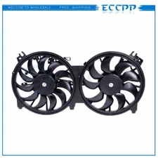 Radiator Condenser Cooling Fan Assembly For 2016 2017 2018-2023 Nissan Maxima