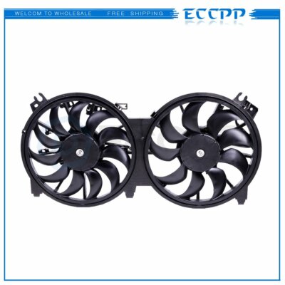 Radiator Condenser Cooling Fan Assembly For 2016 2017 2018-2023 Nissan Maxima
