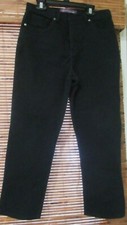  Gloria Vanderbilt Amanda pants 10 petite woman High Rise black preowned