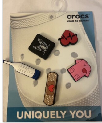 Crocs Jibbitz Uniquely You Charms Medical, Nurse, Doctor, Hospital 5pk  UK