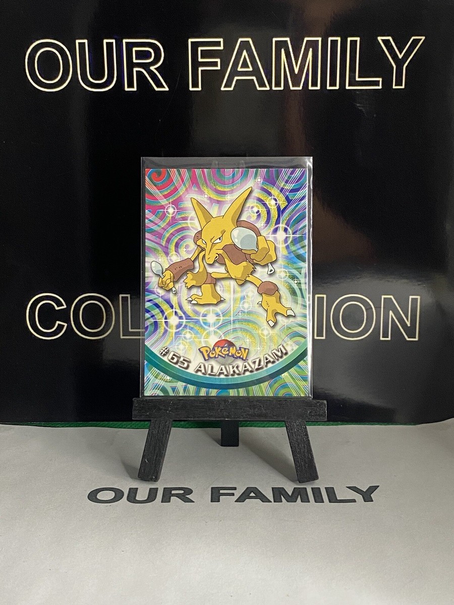 Alakazam #65 Black Logo Topps Pokemon Card | eBay