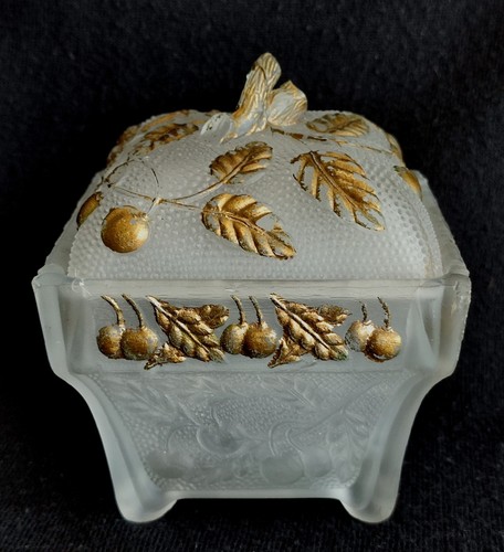 ANCIENNE BONBONNIÈRE EN VERRE