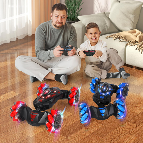 RC Stunt Car, 2.4 Ghz 4WD Remote Control Gesture Sensor Toy Cars, Double Sided R - Picture 7 of 7
