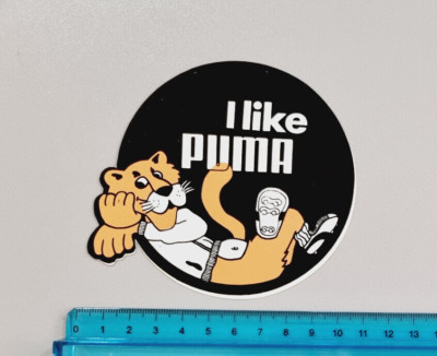 AUFKLEBER I LIKE PUMA STICKER STICKER AUFKLEBER VINTAGE 80er