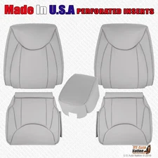 2004 2005 2006 For Lexus LS430 Driver Passenger Perforated Leather Cover Gray