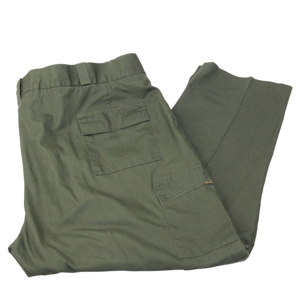 United Uniform Cargo Pants Olive Green 54 X 32 Lot Of 2 Law Enforcement EMS - Image 2 of 4