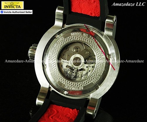 NUOVO Orologio Invicta Uomo 48mm YAKUZA S1 Rally Dragon NH35A 24J Auto QUADRANTE ARGENTO SS - Foto 11 di 11