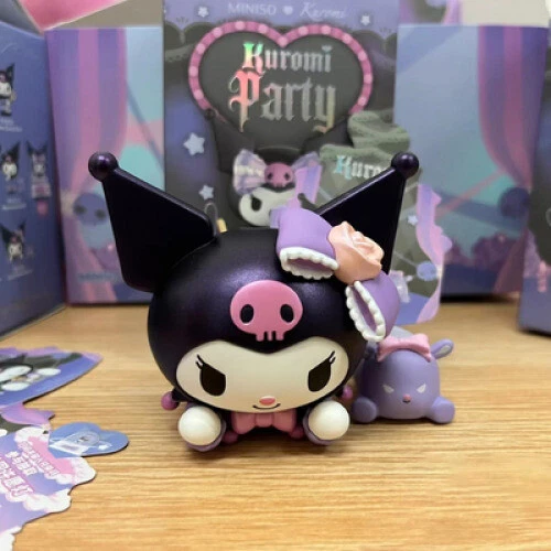 MINISO Sanrio Kuromi Birthday Party Series Confirmed Blind Box Figure Toys Gift - Picture 20 of 21