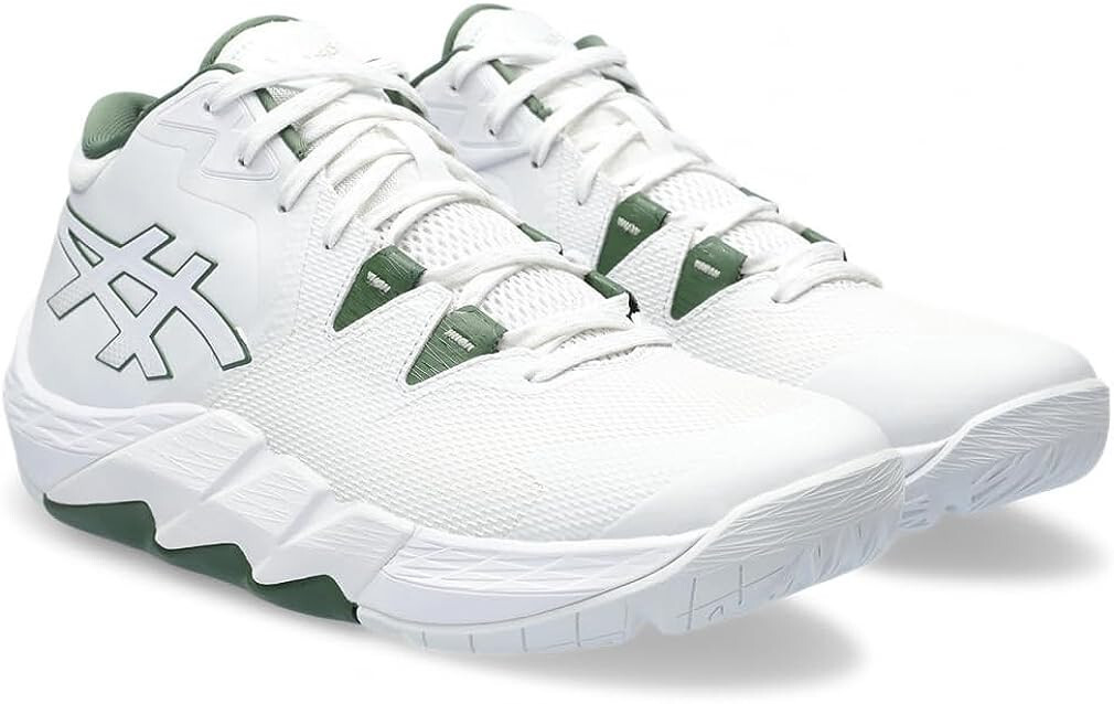 ASICS Basketball Shoes UNPRE ARS 2 White Green 1063A070 US11